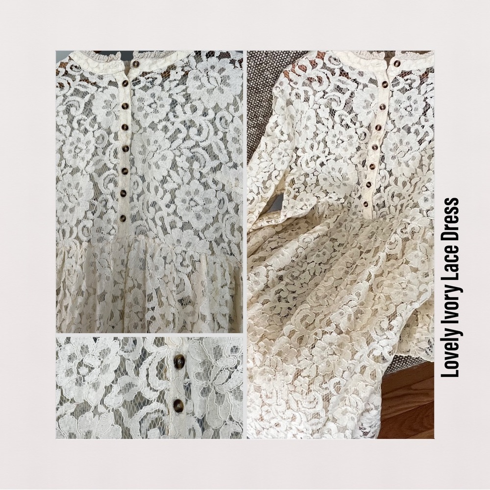 Lovely Ivory Lace Dress